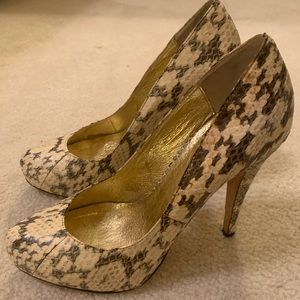 Dolce Vita snakeskin heels